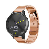 Strap-it® Garmin Vivomove HR metalen bandje (rosé goud)