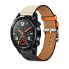 Strap-it® Strap-it Huawei Watch GT leren bandje (wit/donkerblauw) Strap-it® Strap-it Huawei Watch GT leren bandje (wit/donkerblauw)