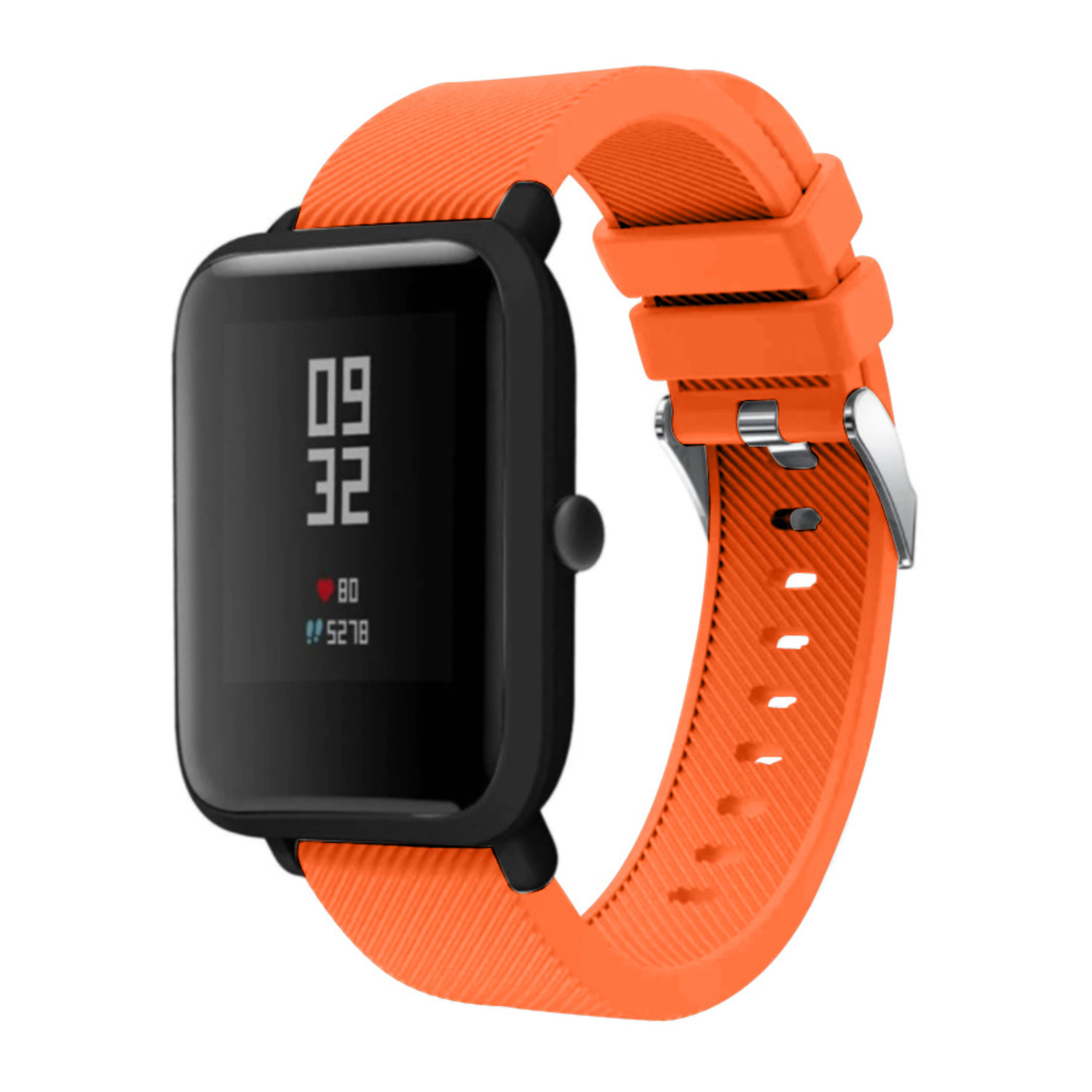 Strap it Strap it Xiaomi Amazfit Bip silicone band oranje