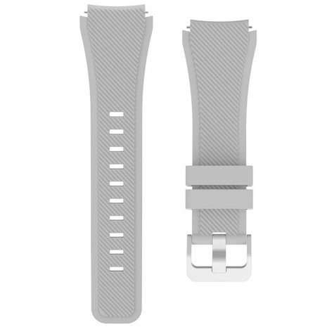 Strap-it® Strap-it Xiaomi Amazfit Bip silicone band (grijs)