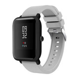 Strap-it® Xiaomi Amazfit Bip silicone band (grijs)