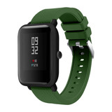 Strap-it® Xiaomi Amazfit Bip silicone band (legergroen)