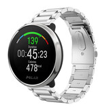 Strap-it® Polar Ignite stalen band (zilver)