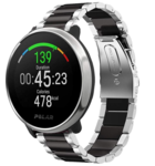 Strap-it® Strap-it Polar Unite stalen band (zilver/zwart)