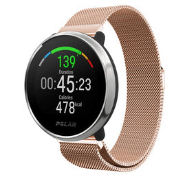 Strap-it® Polar Ignite Milanese band (rosé goud)