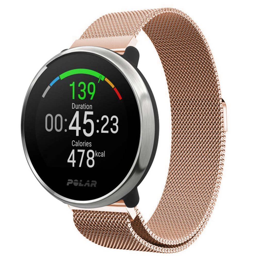 Strap-it® Strap-it Polar Unite Milanese band (rosé goud)