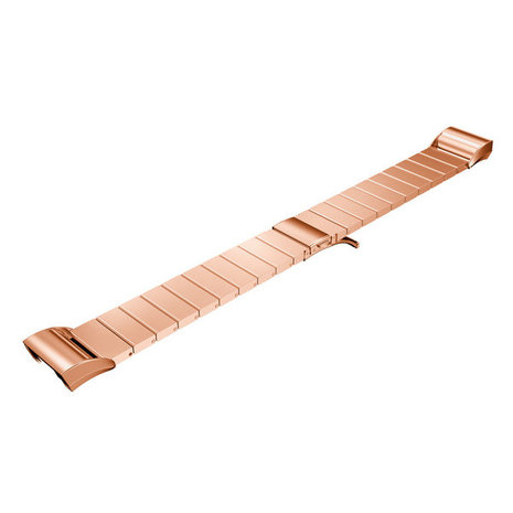 Strap-it® Strap-it Fitbit Charge 2 metalen bandje (rosé goud)
