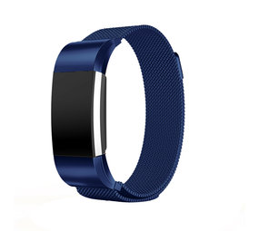 familie plaats bescherming Fitbit Charge 2 Milanese band (blauw) - Smartwatchbanden.nl