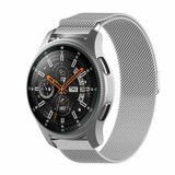 Strap-it® Samsung Galaxy Watch Milanese band 46mm (zilver)