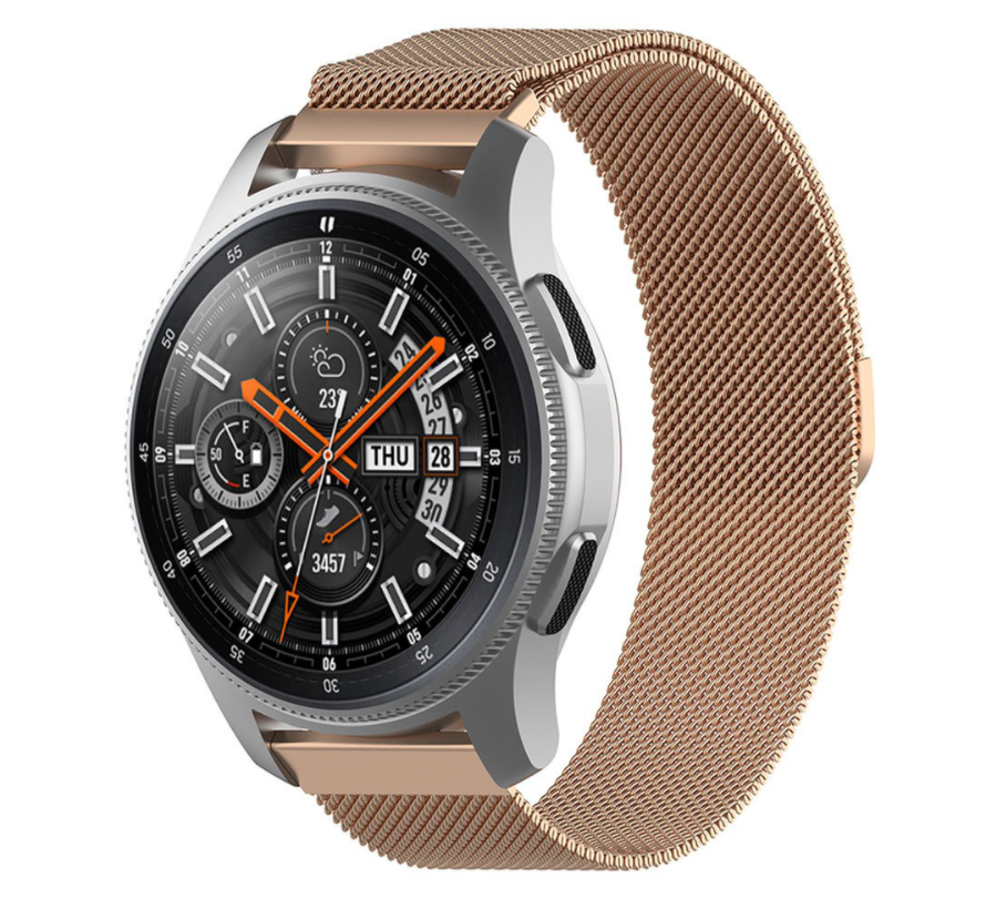 Samsung Galaxy Watch Milanese band 45mm / 46mm (rosé goud