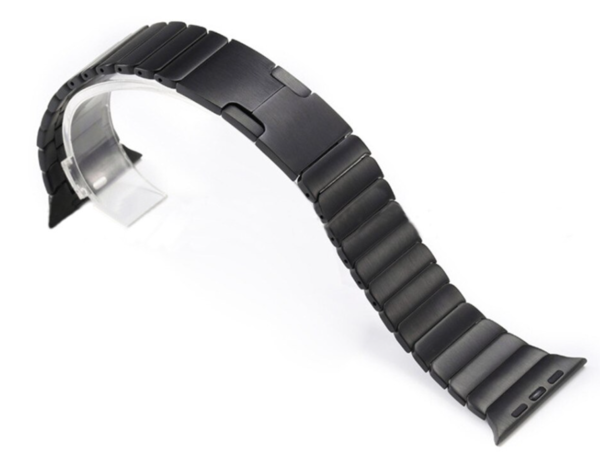 Strap-it® Strap-it Apple Watch luxe metalen band (zwart) Strap-it® Strap-it Apple Watch luxe metalen band (zwart)