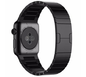 Strap-it® Apple Watch luxe metalen band (zwart) Strap-it® Apple Watch luxe metalen band (zwart)