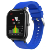 Strap-it® Xiaomi Amazfit GTS silicone band (blauw)