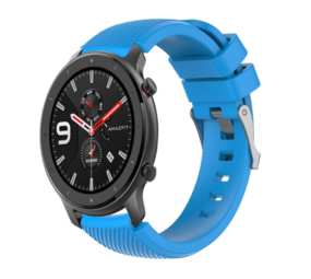 Strap-it® Xiaomi Amazfit GTR silicone band (lichtblauw)