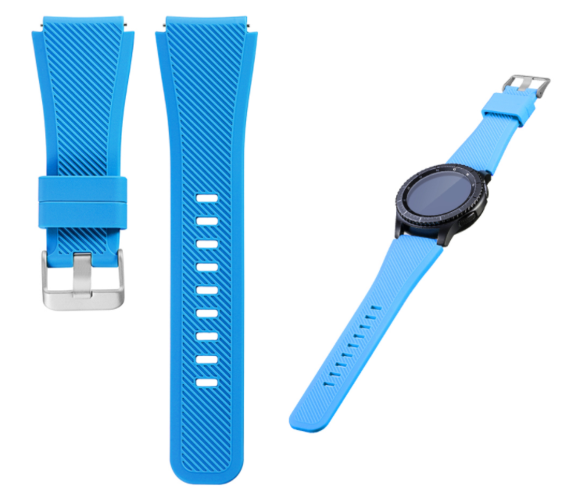Strap-it® Strap-it Xiaomi Amazfit GTR silicone band (lichtblauw)
