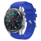 Strap-it® Huawei Watch GT 2 siliconen bandje (blauw)