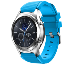 Strap-it® Samsung Gear S3 silicone band (lichtblauw)