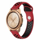 Strap-it® Strap-it Samsung Galaxy Watch sport band 42mm (rood/zwart)