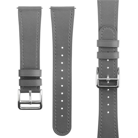 Strap-it® Strap-it Garmin Vivomove HR bandje leer (grijs)