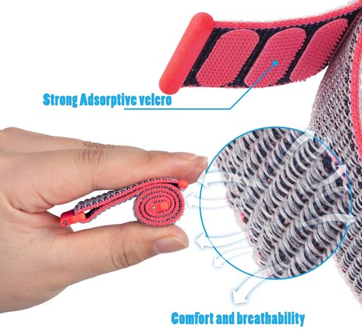 Strap-it® Strap-it Fitbit Versa 3 nylon band (bright powder)