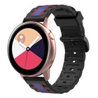 Strap-it® Strap-it Samsung Galaxy Watch Active Special Edition band (zwart/blauw)