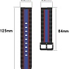 Strap-it® Strap-it Garmin Vivoactive 4 Special Edition band (zwart/blauw) Strap-it® Strap-it Garmin Vivoactive 4 Special Edition band (zwart/blauw)