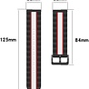 Strap-it® Strap-it Garmin Vivoactive 4 Special Edition band (zwart/wit) Strap-it® Strap-it Garmin Vivoactive 4 Special Edition band (zwart/wit)