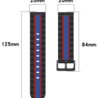Strap-it® Strap-it Xiaomi Amazfit Bip Special Edition band (zwart/blauw) Strap-it® Strap-it Xiaomi Amazfit Bip Special Edition band (zwart/blauw)