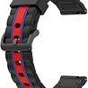 Strap-it® Strap-it Huawei Watch GT Special Edition band (zwart/rood) Strap-it® Strap-it Huawei Watch GT Special Edition band (zwart/rood)