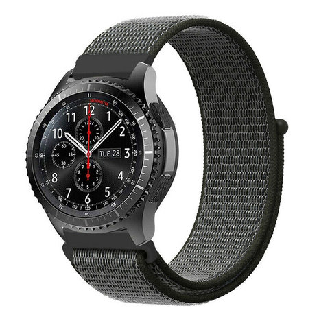 Strap-it® Strap-it Samsung Galaxy Watch 46mm nylon band (groen)