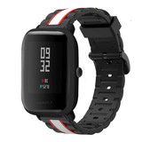Strap-it® Xiaomi Amazfit Bip Special Edition band (zwart/wit)