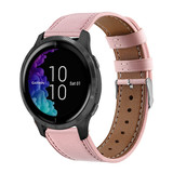Strap-it® Garmin Venu bandje leer (roze)