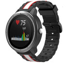 Strap-it® Strap-it Garmin Vivoactive 3 Special Edition band (zwart/wit)