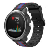 Strap-it® Garmin Vivoactive 3 Special Edition band (zwart/blauw) Strap-it® Garmin Vivoactive 3 Special Edition band (zwart/blauw)