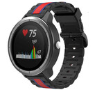 Strap-it® Strap-it Garmin Vivoactive 3 Special Edition band (zwart/rood)