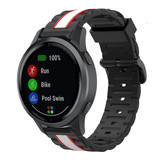 Strap-it® Garmin  Vivoactive 4 Special Edition band (zwart/wit)