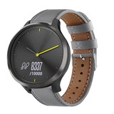 Strap-it® Garmin Vivomove HR bandje leer (grijs)