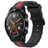 Strap-it® Strap-it Huawei Watch GT Special Edition band (zwart/rood) Strap-it® Strap-it Huawei Watch GT Special Edition band (zwart/rood)