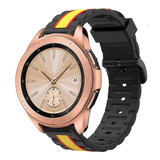 Strap-it® Samsung Galaxy Watch 42mm Special Edition band (zwart/geel)
