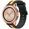 Strap-it® Strap-it Samsung Galaxy Watch 42mm Special Edition band (zwart/geel) Strap-it® Strap-it Samsung Galaxy Watch 42mm Special Edition band (zwart/geel)