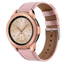Strap-it® Strap-it Samsung Galaxy Watch 42mm bandje leer (roze)