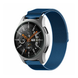 Strap-it® Samsung Galaxy Watch Milanese band 46mm (blauw)