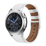 Strap-it® Samsung Gear S3 bandje leer (wit)