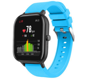 Strap-it® Xiaomi Amazfit GTS silicone band (lichtblauw)