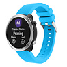 Strap-it® Strap-it Garmin Vivoactive 4 silicone band - 45mm - lichtblauw Strap-it® Strap-it Garmin Vivoactive 4 silicone band - 45mm - lichtblauw
