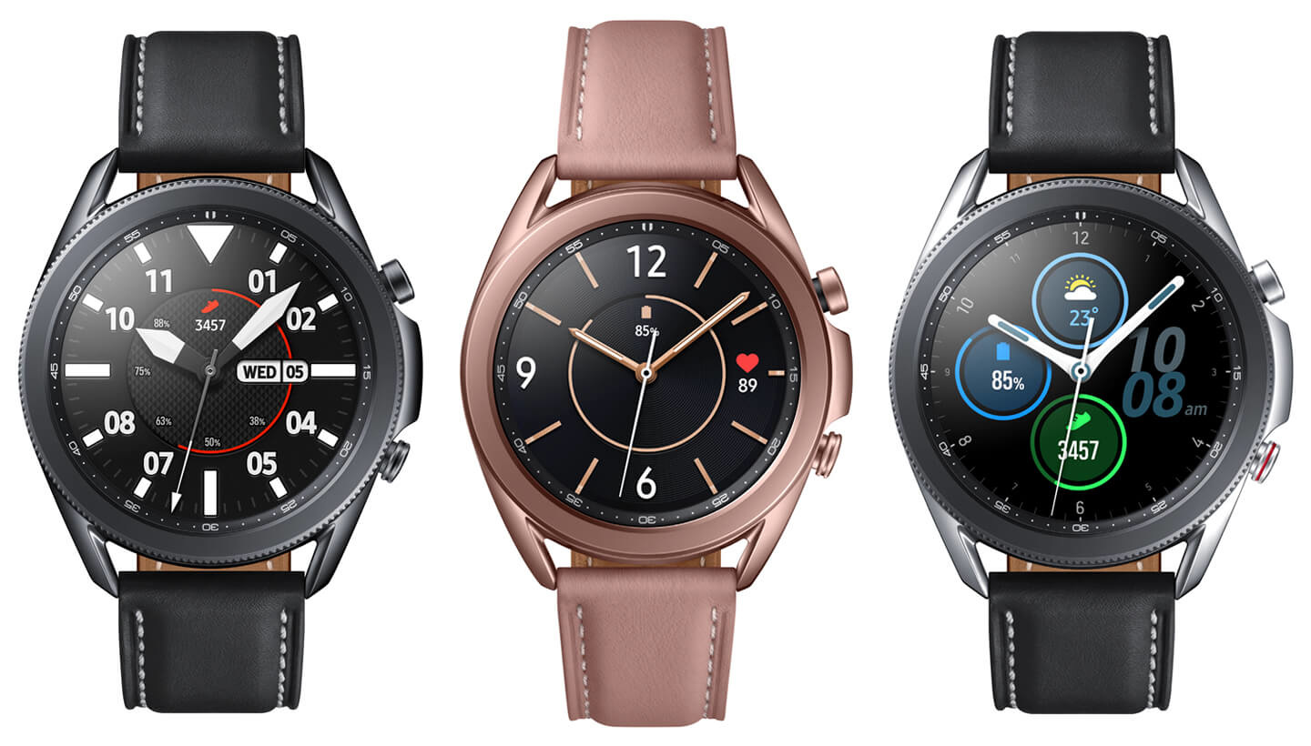 Samsung Galaxy Watch 3 voorbeelden
