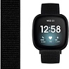 Strap-it® Strap-it Fitbit Sense nylon bandje (zwart) Strap-it® Strap-it Fitbit Sense nylon bandje (zwart)