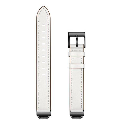 Strap-it® Strap-it Fitbit Inspire leren bandje (wit)