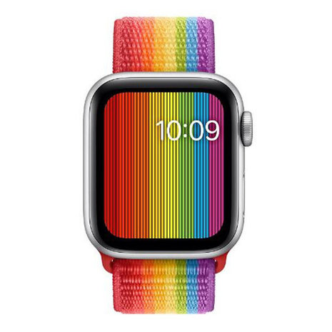 Strap-it® Strap-it Apple Watch nylon band (regenboog)