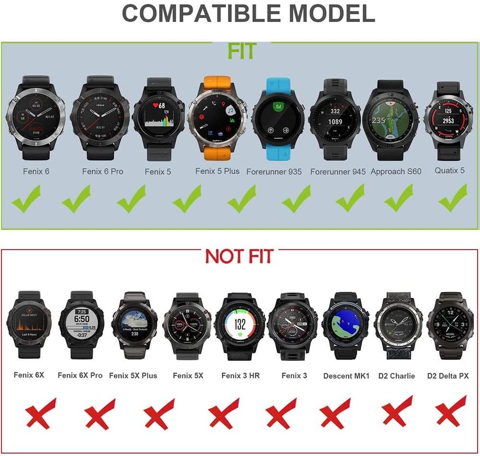 fenix 5 nylon band